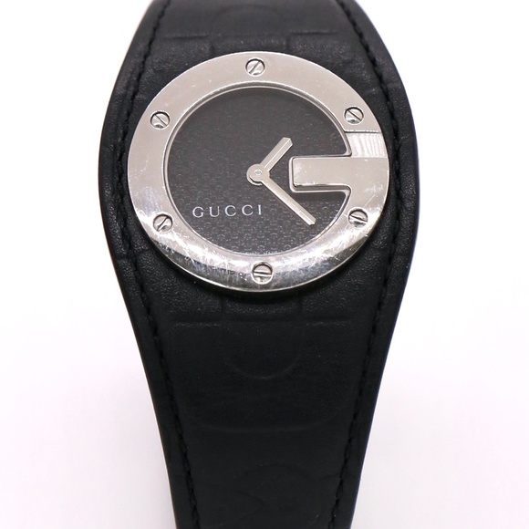 Gucci Black Watch Leather Monogram - Picture 6 of 10